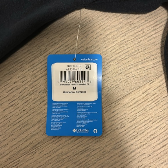 Columbia Women's Outdoor Tracks™ Hooded Full Zip jacket BRAND NEW - Picture 3 of 7